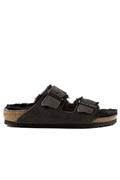 Arizona Gunmetal Sheepskin Suede