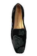 Ballerina Black Velvet Floreal Embroidery