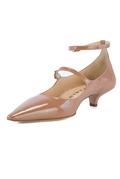 Low Shoes Pink Patent Leather