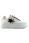 2SD Queen Low White Leather Pink Black Glitter