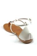 Sandal White Patent Leather