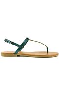 Sandal Thong Blue Sea Laminated Leather