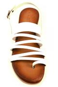 Sandal White Leather