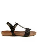 Fusbet Sandal Black Leather