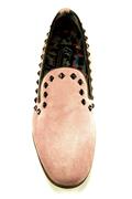 Slipper Camoscio Borchiato Rosa