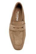 Moccasin Taupe Soft Suede Unlined