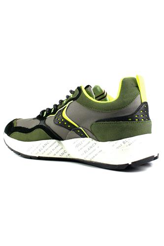 CLUB18 Taupe Mesh Green Suede Black Leather