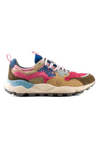 Yamano 3 Nylon Rosa Camoscio Marrone Multicolor