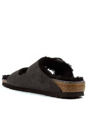 Arizona Gunmetal Sheepskin Suede