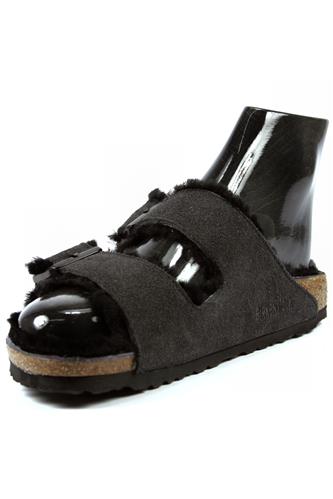 Arizona Gunmetal Sheepskin Suede