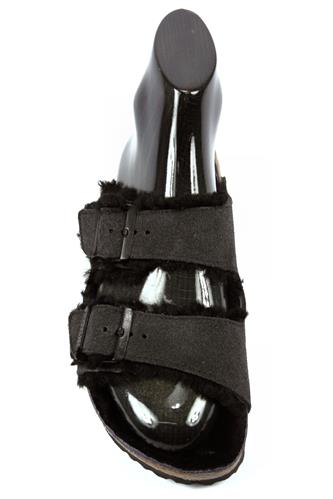 Arizona Gunmetal Sheepskin Suede