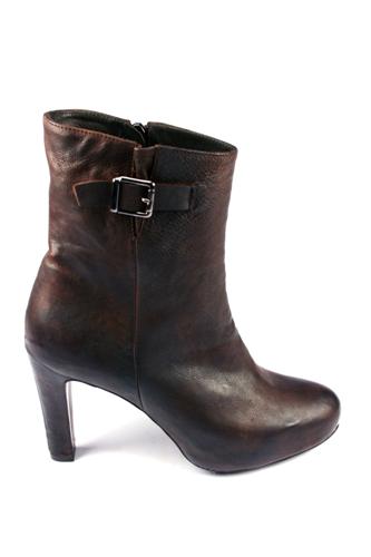 ADRIANO AGOSTINIAnkle Boots Dark Brown Buffalo