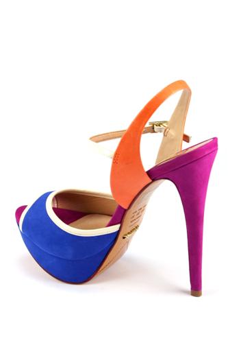 Sandal Blue Orange Cream Purple