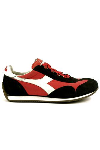 DIADORA heritageEquipe Stone Wash Ferrari Red Italy Black