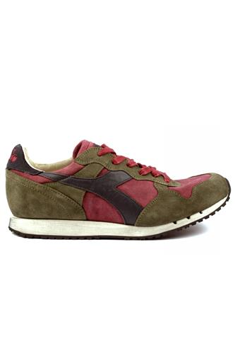 DIADORA heritageTrident S SW Tibetan Red Burnt Olive Green