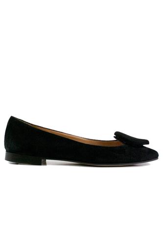 Ballerina Black Suede