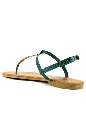 Sandal Thong Blue Sea Laminated Leather