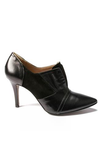 Ankle Boots Black Leather and Suede, PATRIZIA DI STEFANO
