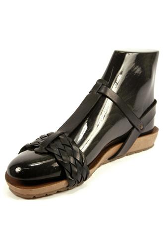 Fusbet Sandal Black Leather