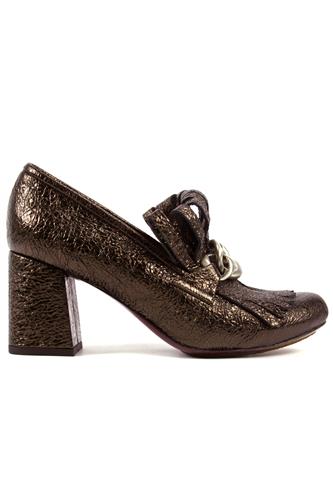 Agathe Cacao Terenz Laminated Leather, MINA BUENOS AIRES