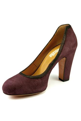 Decolletè Bordeaux Suede