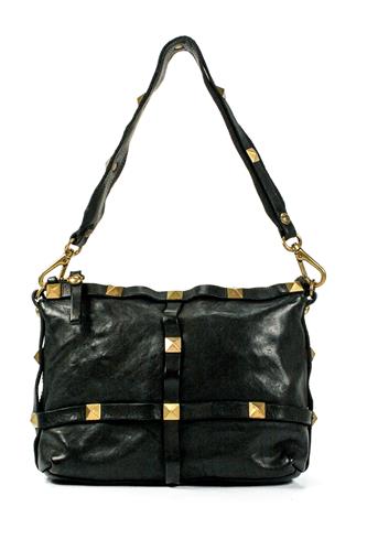 CAMPOMAGGICross-body Bag Artemide Black Leather Studs