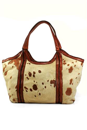 CAMPOMAGGIShopping Nemesi Cognac Leather Pony Skin