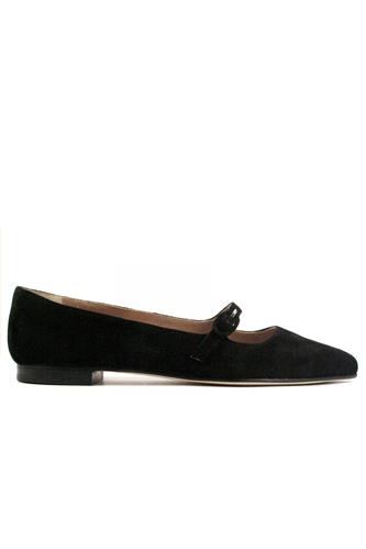 Catherine Black Suede