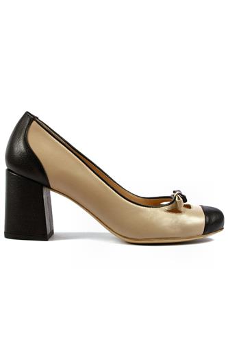 Elisa Cream Nappa Black Leather, MINA BUENOS AIRES
