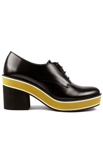 PALOMA BARCELO’Louisian Micro Cle Yellow High Black Leather