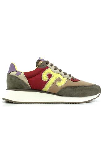 WUSHUMaster Red Camel Nylon Grey Suede Yellow Leather