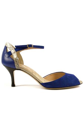 Rosa Blue Suede Grey Rocks Ayers, MINA BUENOS AIRES