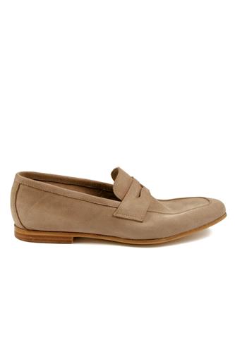 Moccasin Taupe Soft Suede Unlined, WEXFORD