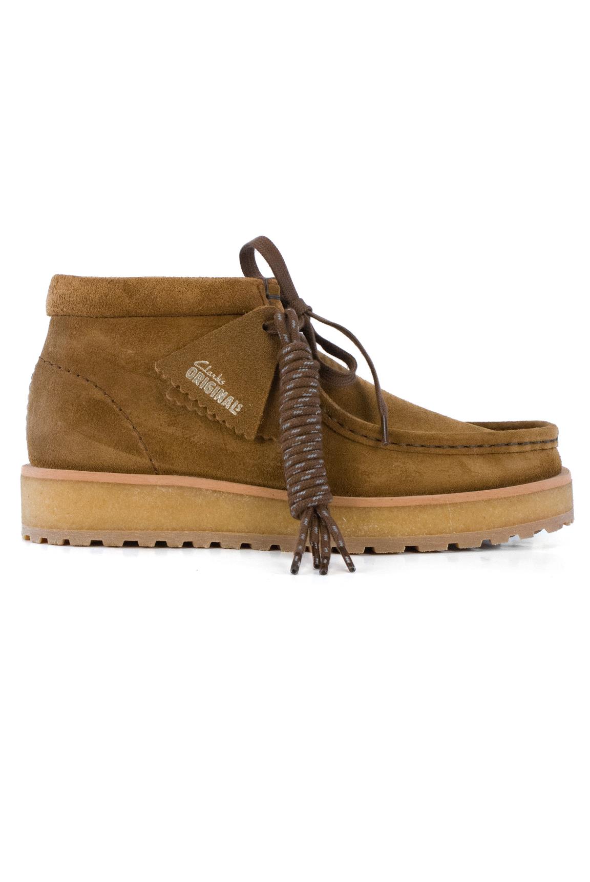Wallabee Scout Cola Suede CLARKS ORIGINALS Lace Up