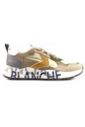 CLUB16 Nylon Beige Camoscio Verde Giallo Pelle Azzurra
