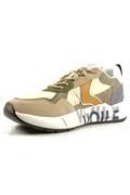 CLUB16 Nylon Beige Camoscio Verde Giallo Pelle Azzurra
