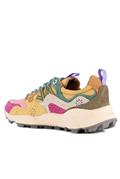 Yamano 3 Fuxia Pink Yellow Nylon Suede