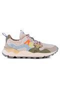 Yamano 3 Lana Beige Camoscio Militare Celeste