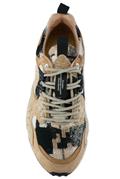 Yamano 3 Mud Light Brown Black Suede Cloth
