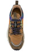 Yamano 3 Taupe Nylon Beige Pumpkin Multicolor Suede