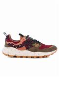 Yamano 3 Bordeaux Nylon Brown Cream Suede