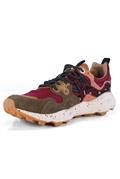 Yamano 3 Bordeaux Nylon Brown Cream Suede