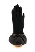 Bianca Neve Tencel Nero Dettaglio Pelle