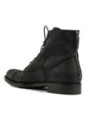 Biker Botin Crosta Oleata Nera