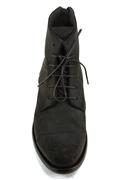 Biker Botin Crosta Oleata Nera