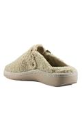 Pantofola Lana Beige Fibbia