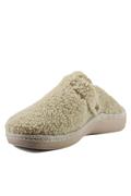 Pantofola Lana Beige Fibbia