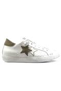 2SU Taupe Suede White Leather