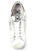 2SU Taupe Suede White Leather