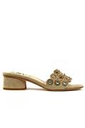 Sandal Dove Grey Suede Strass